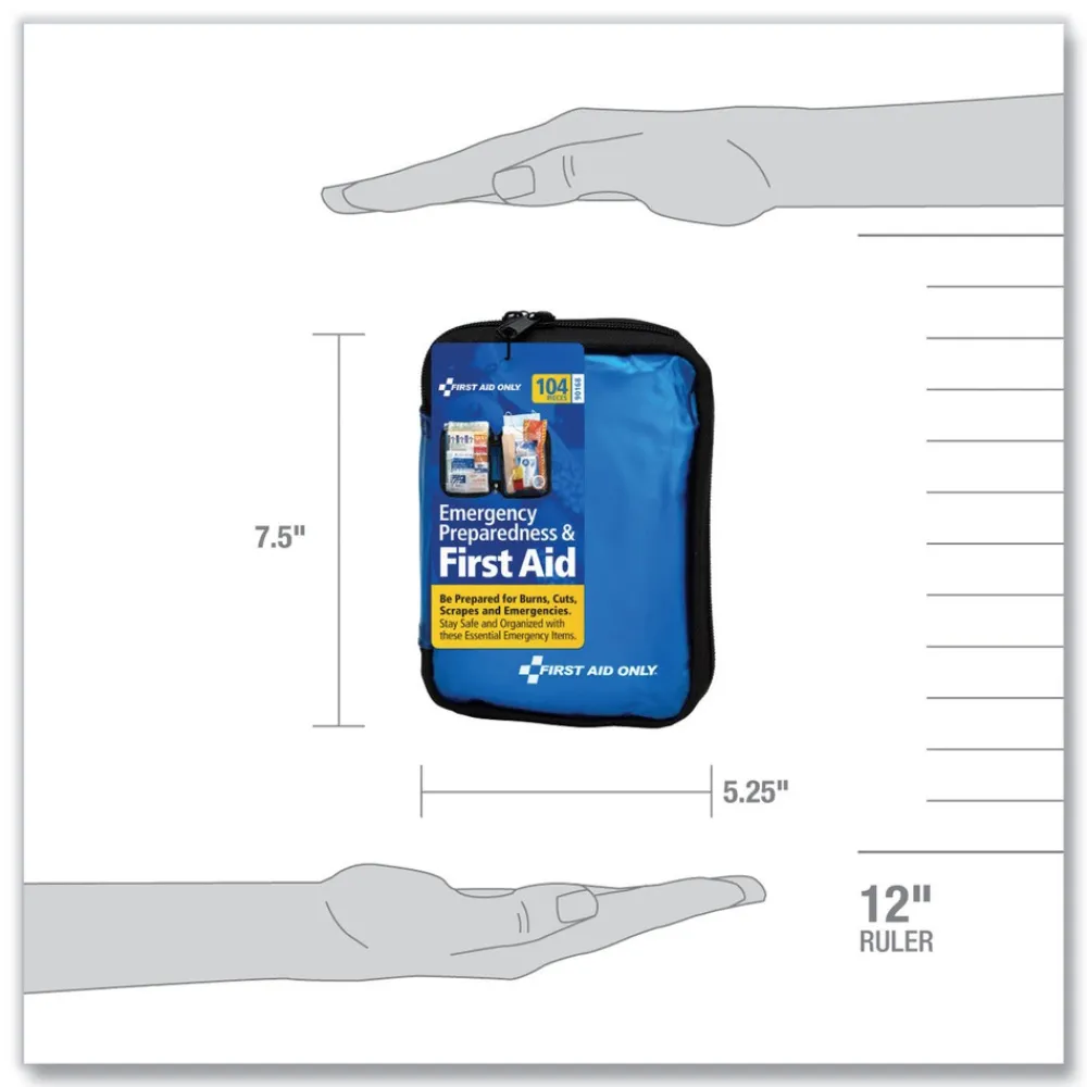 Soft-Sided First Aid and Emergency Kit with Soft Fabric Case (1-Kit) Emergency Response