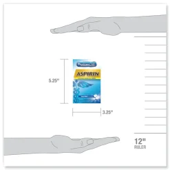 Two-Pack Aspirin Medication (50/Box) Emergency Response