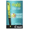 Hot Frixion Light Erasable Highlighter, Yellow Ink, Chisel Tip, Yellow/black Barrel, Dozen Pens, Pencils & Markers