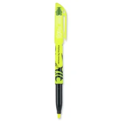 Hot Frixion Light Erasable Highlighter, Yellow Ink, Chisel Tip, Yellow/black Barrel, Dozen Pens, Pencils & Markers