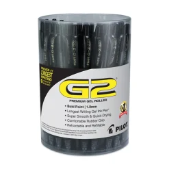New G2 Premium Bold 1 mm Gel Pen Convenience Pack - Black Ink/Smoke/Black Barrel (36/Pack) Pens, Pencils & Markers