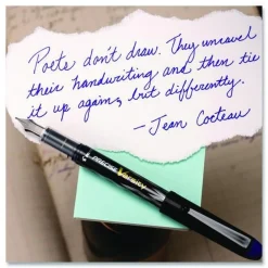 Outlet Varsity Medium 1 mm Fountain Pen - Purple Ink/Clear/Black/Purple Barrel Pens, Pencils & Markers