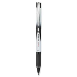 Online VBall Grip Liquid Ink Extra-Fine 0.5 mm Rollerball Pen - Black Ink/Black/White Barrel (1-Dozen) Pens, Pencils & Markers