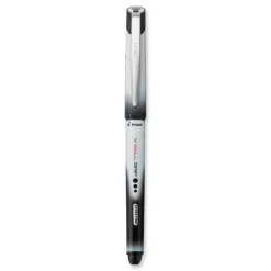 Online VBall Grip Liquid Ink Extra-Fine 0.5 mm Rollerball Pen - Black Ink/Black/White Barrel (1-Dozen) Pens, Pencils & Markers
