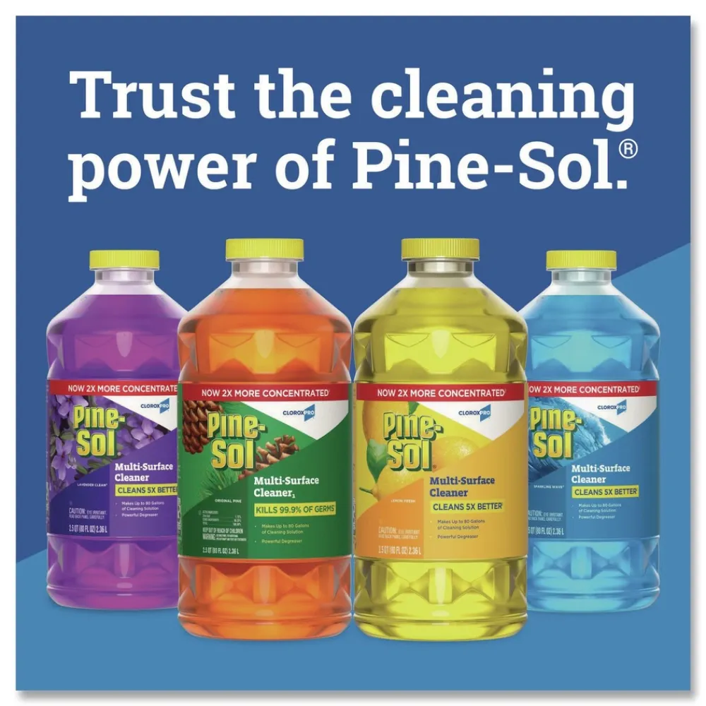 Best 80 oz. CloroxPro Concentrated Multi-Surface Cleaner - Sparkling Wave Scent Cleaning & Janitorial Supplies