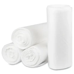 40 Gallon 1.35 mil 40 in. x 46 in. Eco Strong Plus Can Liners - Natural (100/Carton) Trash & Waste Bins