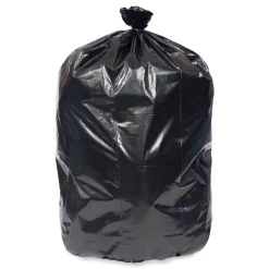 Sale 38 in. x 58 in. 1.35 mil 60 gal. Eco Strong Plus Can Liners - Black (100/Carton) Trash & Waste Bins
