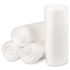 Online Eco Strong Plus 33 in. x 39 in. 13 mic 33 Gallon Can Liners - Natural (250/Carton) Trash & Waste Bins