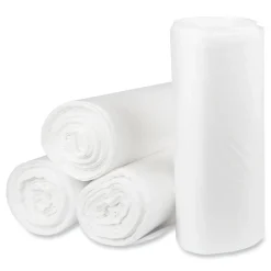 Discount Eco Strong Plus 40 in. x 46 in. 14 mic 40 Gallon Can Liners - Natural (250/Carton) Trash & Waste Bins