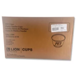 Outlet Plastic Cold Cups, Sundae, 8 oz, Clear, 1,000/Carton Tabletop And Serveware