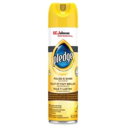 New 14.2 oz. Aerosol Can Furniture Polish - Lemon (6/Carton) Cleaning & Janitorial Supplies
