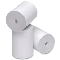 New 2.25 in. x 85 ft. 0.45 in. Core Direct Thermal Printing Paper Rolls - White (50/Carton) Cleaning & Janitorial Supplies