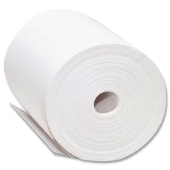 New 2.25 in. x 85 ft. 0.45 in. Core Direct Thermal Printing Paper Rolls - White (50/Carton) Cleaning & Janitorial Supplies