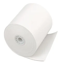 Hot 3 in. x 225 ft. Direct Thermal Printing Thermal Paper Rolls - White (24/Carton) Paper & Printables