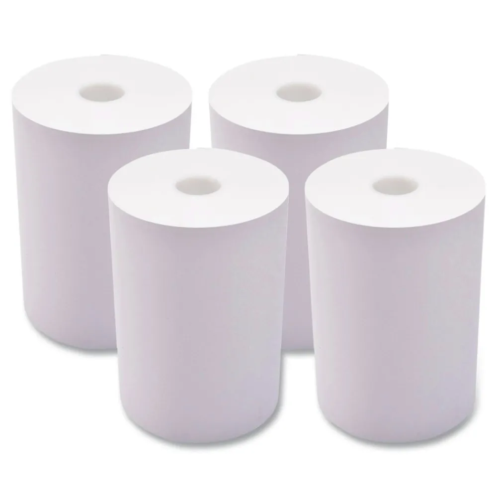 Online 3.25 in. x 243 ft. 1-Ply Impact Bond Paper Rolls - White (4/Pack) Cleaning & Janitorial Supplies