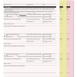 Clearance 8.5 in. x 11 in. 3-Part Digital Carbonless Paper - White/Canary/Pink (5010/Carton) Cleaning & Janitorial Supplies