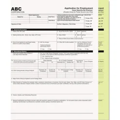 Outlet 8.5 in. x 11 in. 2-Part Digital Carbonless Paper - White/Canary (5000/Carton) Cleaning & Janitorial Supplies