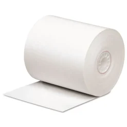 Clearance Direct Thermal Printing 0.45 in. Core 3.13 in. x 290 ft. Paper Rolls - White (50/Carton) Paper & Printables