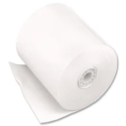 Clearance Direct Thermal Printing 0.45 in. Core 3.13 in. x 290 ft. Paper Rolls - White (50/Carton) Paper & Printables