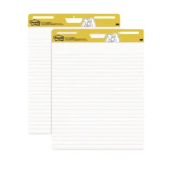 Outlet 30 Sheets Presentation Format 1.5-in Rule 25-in x 30-in Vertical-Orientation Self-Stick Easel Pads - White (2/Carton) Paper & Printables