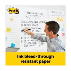 Outlet 30 Sheets Presentation Format 1.5-in Rule 25-in x 30-in Vertical-Orientation Self-Stick Easel Pads - White (2/Carton) Paper & Printables