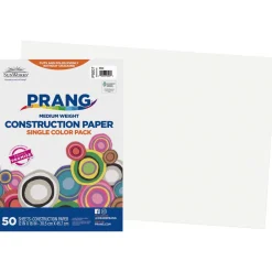 Discount 12 in. x 18 in. 50 lbs. Text Weight SunWorks Construction Paper - White (25 Packs/Carton) Cleaning & Janitorial Supplies