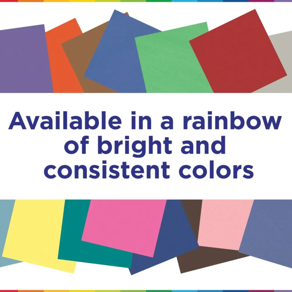 Discount 12 in. x 18 in. 50 lbs. Text Weight SunWorks Construction Paper - White (25 Packs/Carton) Cleaning & Janitorial Supplies