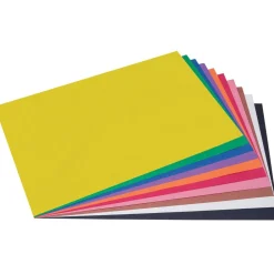 Hot 12 in. x 18 in. 50 lbs. Text Weight SunWorks Construction Paper - Assorted Colors (25 Packs/Carton) Cleaning & Janitorial Supplies