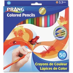 3.3 mm 2B Colored Pencil Sets - Assorted Lead/Barrel Colors (50/Set) Pens, Pencils & Markers