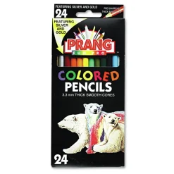 Outlet 3.3 mm 2B Colored Pencil Sets - Assorted Lead/Barrel Colors (24/Set) Pens, Pencils & Markers