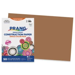 New SunWorks 12 x 18 Construction Paper - Light Brown (50/Pack) Cleaning & Janitorial Supplies