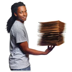 Sale EverTec 7 in. x 9 in. No. 0 Self-Adhesive Closure Kraft Paper Curbside Recyclable Padded Mailer - Brown (300/Carton) Mailing, Packing & Shipping