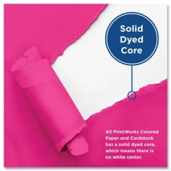 Discount 8.5 in. x 11 in. 24 lbs. Text Weight Color Paper - Fuchsia (1-Ream) Cleaning & Janitorial Supplies