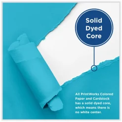 Outlet 8.5 in. x 11 in. 65 lbs. Text Weight Color Cardstock - Blue (1-Ream) Cleaning & Janitorial Supplies