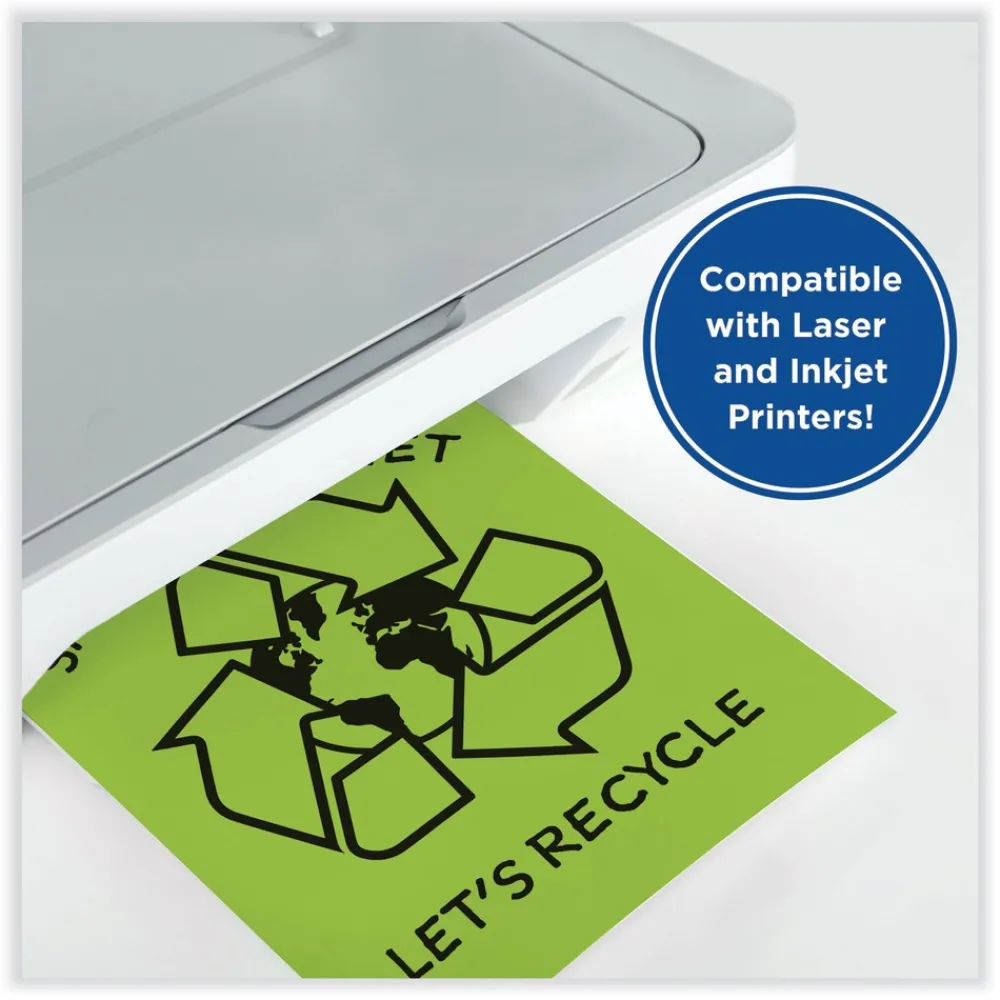 Hot 8.5 in. x 11 in. 65 lbs. Text Weight Color Cardstock - Emerald Green (1-Ream) Cleaning & Janitorial Supplies