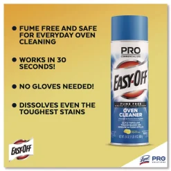 New 24 oz. Aerosol Spray Fume-Free Max Foam Oven Cleaner - Lemon Cleaning & Janitorial Supplies