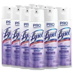 Best 19 oz. Aerosol Spray Disinfectant Spray - Lavender (12/Carton) Cleaning & Janitorial Supplies