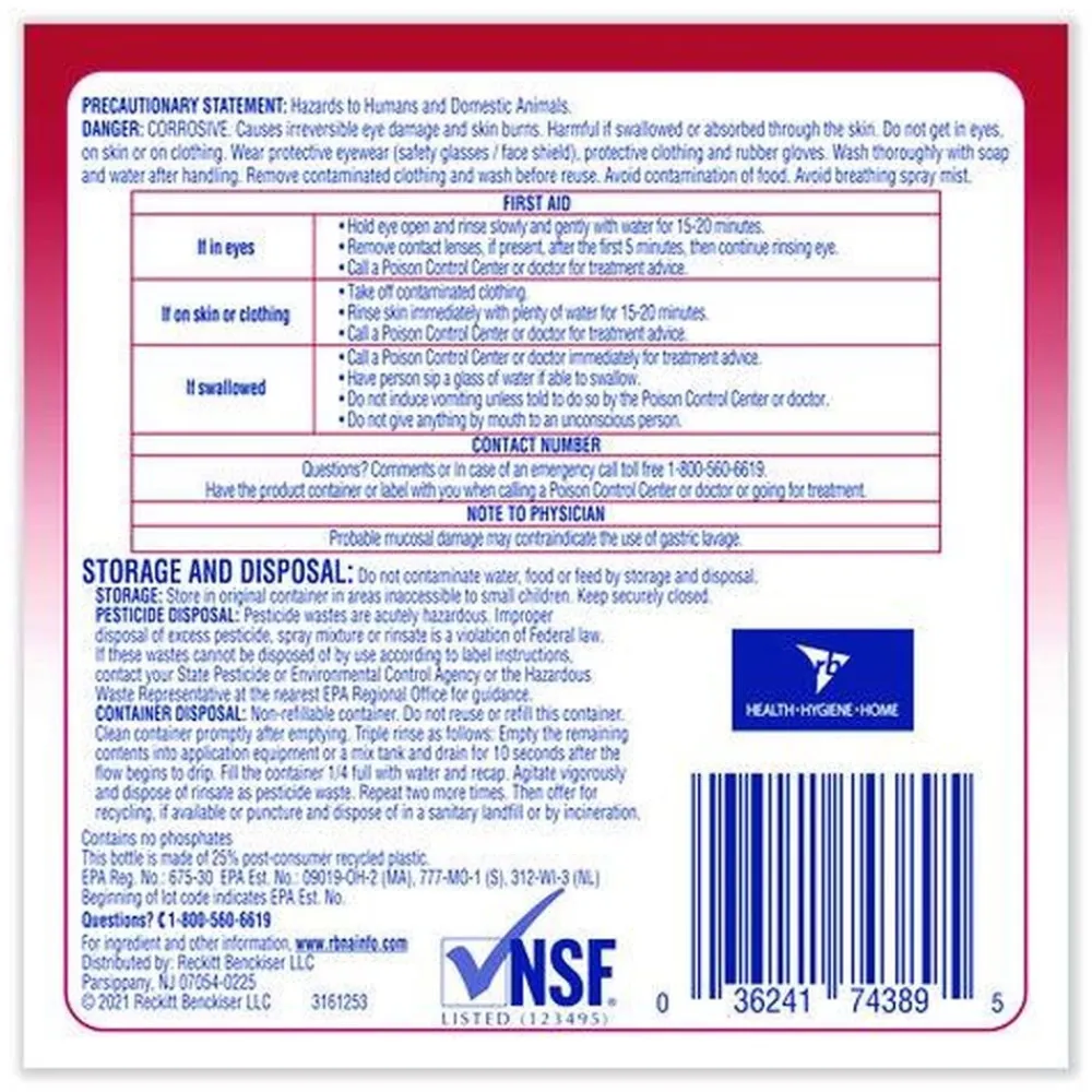 Best 1 Gallon Bottle No Rinse Sanitizer Concentrate (4/Carton) Cleaning & Janitorial Supplies