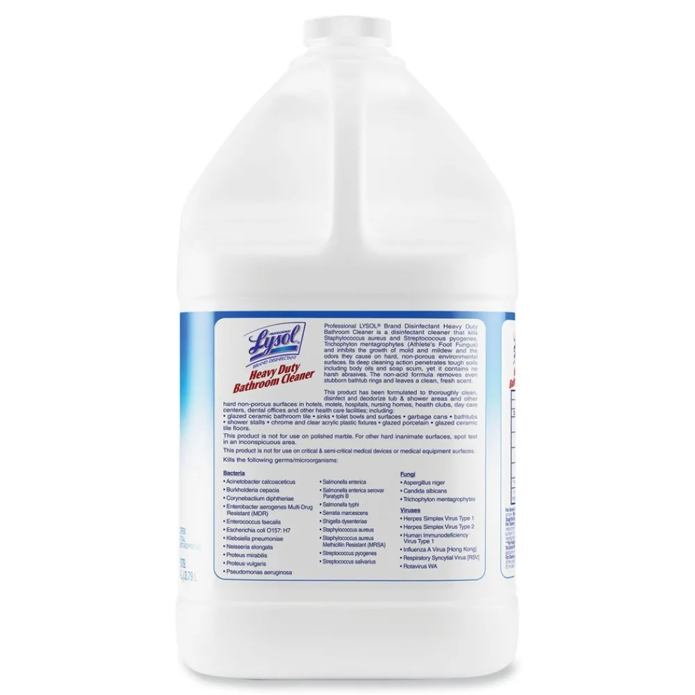 Best 1 gal. Disinfectant Heavy-Duty Bathroom Cleaner Concentrate (4/Carton) Cleaning & Janitorial Supplies