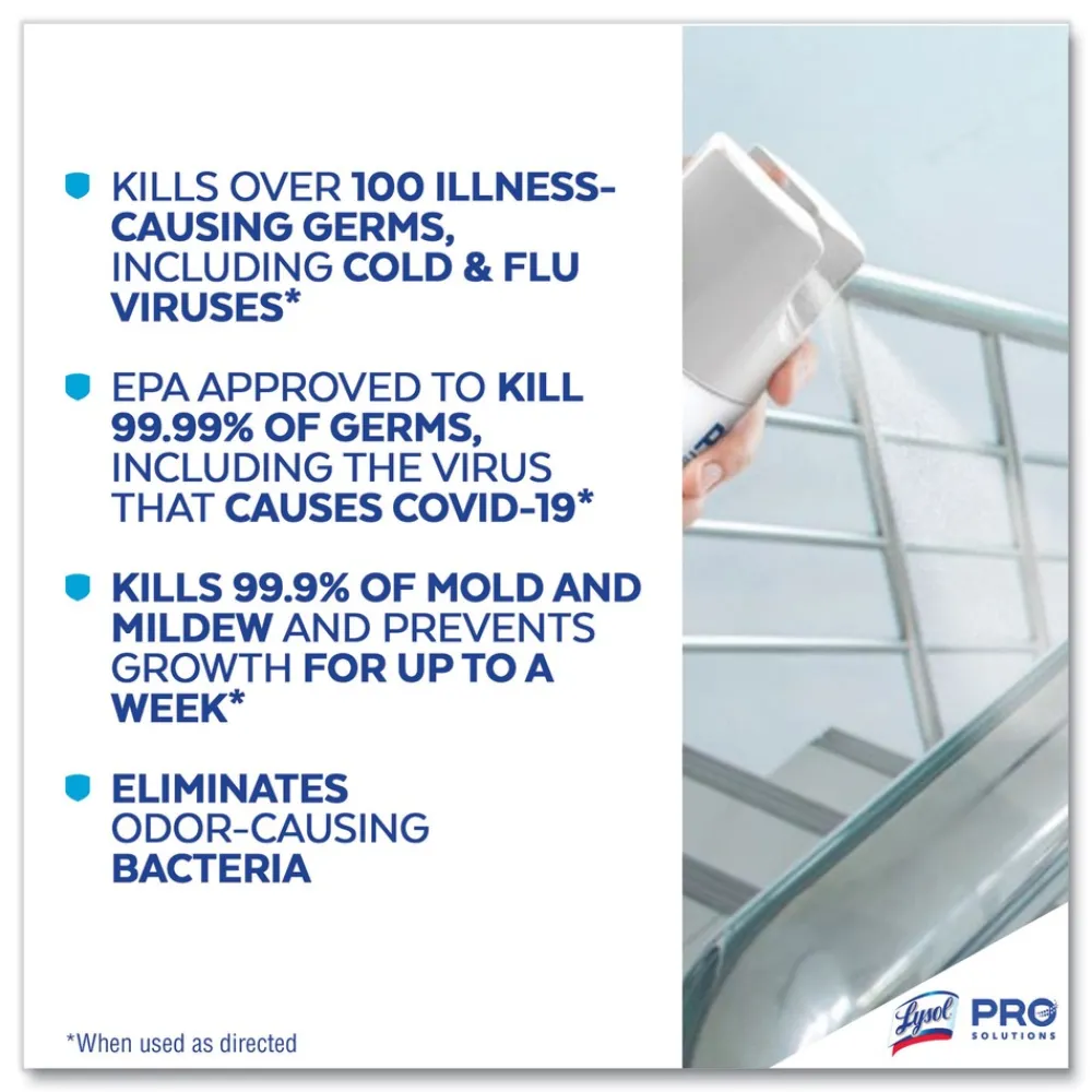 Online 36241-89097 19 oz. Aerosol Spray Disinfectant Spray - Lavender Cleaning & Janitorial Supplies