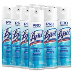 Sale 36241-04675 19 oz. Aerosol Spray Disinfectant Spray - Fresh Scent (12/Carton) Cleaning & Janitorial Supplies