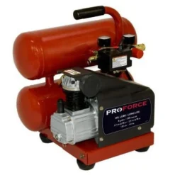 Clearance 1 HP 4 Gallon Oil-Free Twin Stack Air Compressor Air Compressors