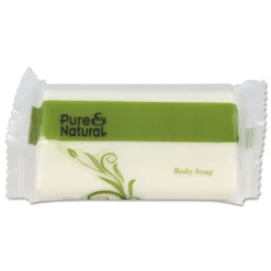 Best # 1 1/2 in. Flow Wrap Bar Body and Facial Soap - Fresh Scent (500/Carton) Cleaning & Janitorial Supplies