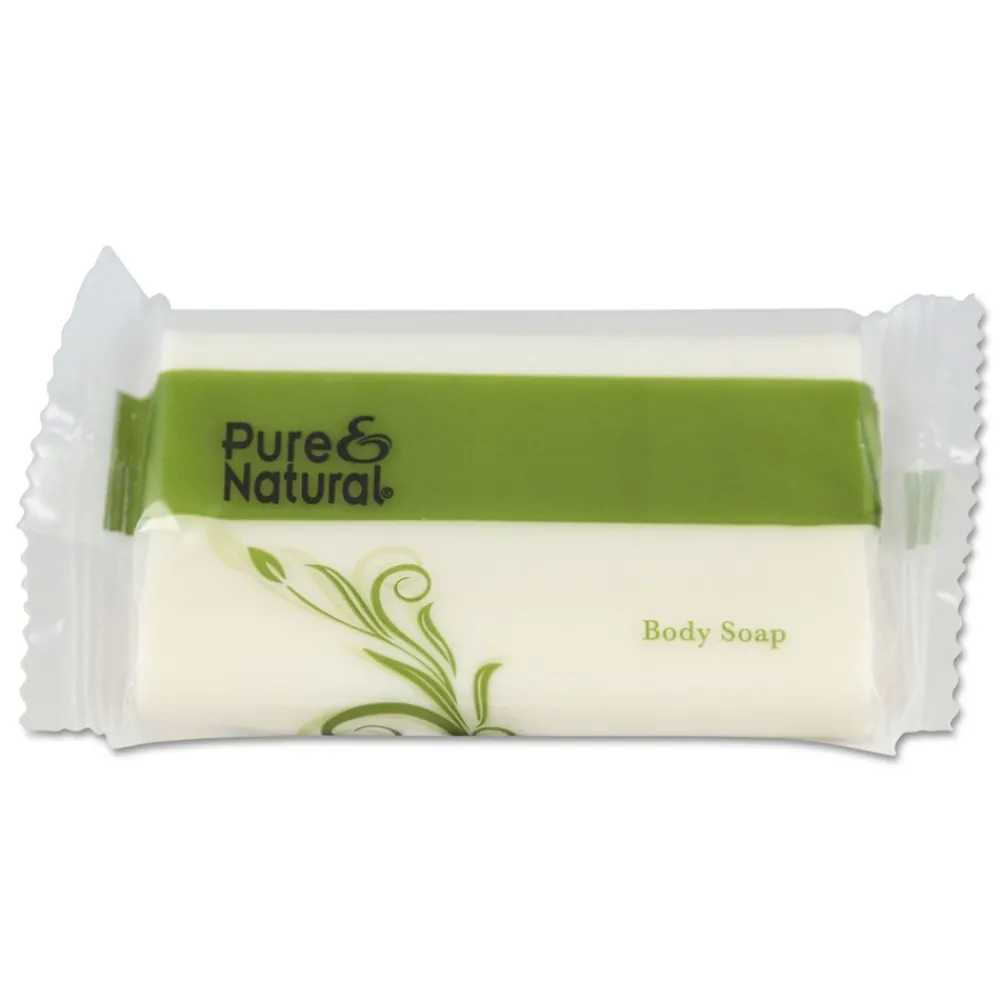 Best # 1 1/2 in. Flow Wrap Bar Body and Facial Soap - Fresh Scent (500/Carton) Cleaning & Janitorial Supplies