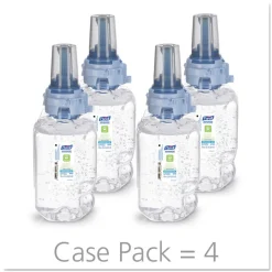 Online 8703-04 700 mL Fragrance Free Green Certified Advanced Refreshing Gel Hand Sanitizer for ADX-7 (4/Carton) Skin Care & Personal Hygiene