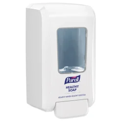 Outlet 4.68 in. x 6.5 in. x 11.66 in. 2000 mL FMX-20 Soap Push-Style Dispenser - White (6/Carton) Skin Care & Personal Hygiene