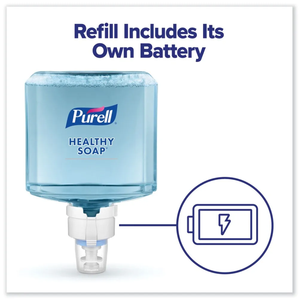 Clearance 1200 mL HEALTHY SOAP Foam Refill For ES8 Dispensers - Fresh Scent (2/Carton) Cleaning & Janitorial Supplies