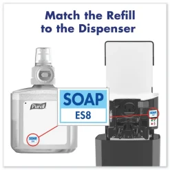 Clearance 1200 mL HEALTHY SOAP Foam Refill For ES8 Dispensers - Fresh Scent (2/Carton) Cleaning & Janitorial Supplies