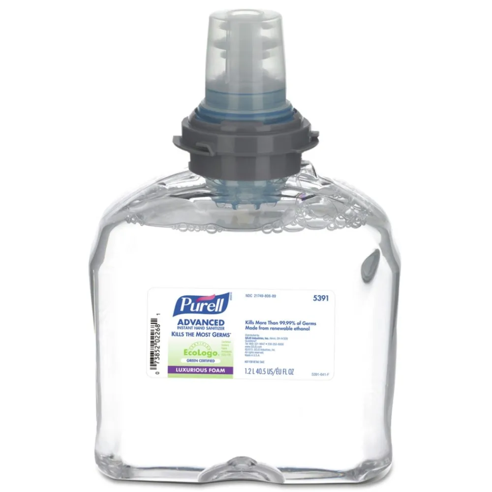 Best TFX 1200ml Green Certified Instant Hand Sanitizer Foam Refill - Clear Skin Care & Personal Hygiene