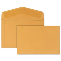 Best #15 Hub Flap Gummed Closure 10 in. x 15 in. Open-Side Booklet Envelope - Brown Kraft (100/Box) Mailing, Packing & Shipping
